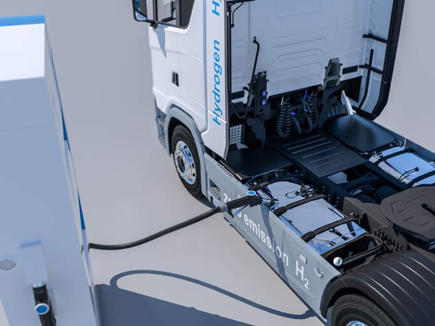 View a new generation hydrogen vehicle